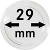 Afbeelding van het spelletje Lindner Hartberger muntcapsules Ø 29 mm (10x) voor penningen tokens capsules muntcapsule