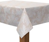 MixMamas Tafelkleed Gecoat Jacquard Chateau Barok – 140 x 250 cm –  Beige