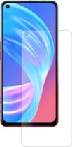 dipos I 2x Pantserfolie mat compatibel met Oppo A73 5G Beschermfolie 9H screen-protector (expres kleiner dan het glas omdat het gebogen is)