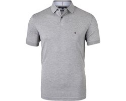 Tommy Hilfiger 1985 Regular Fit polo - grijs melange - Medium Grey Heather - Maat: S