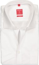Redmond regular fit overhemd - korte mouw - wit - Strijkvriendelijk - Boordmaat: 53/54