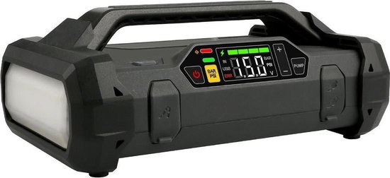 Lokithor Jumpstarter JA301 - 12V - 2000A – Luchtcompressor 10 BAR - Powerbank - LED-zaklamp