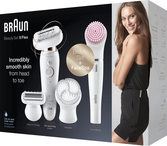 Braun Silk-épil 9 Flex 9-100 - Beautyset en Epilator Voor Vrouwen - Braun