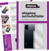dipos I 2x Beschermfolie helder compatibel met Vivo S7 5G Achterkant Folie screen-protector (expres kleiner dan het glas omdat het gebogen is)