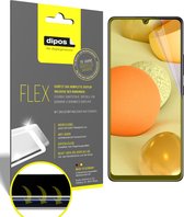 dipos I 3x Beschermfolie 100% compatibel met Samsung Galaxy A42 Folie I 3D Full Cover screen-protector