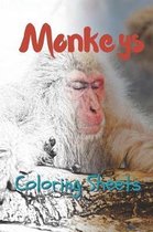 Monkey Coloring Sheets