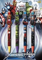 Marvel Avengers - Balpennen - 4 Pennen - Pennen set
