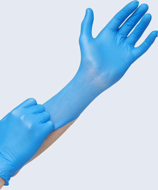 Handschoen wegwerp Semperguard Nitril (9) L - Tomo