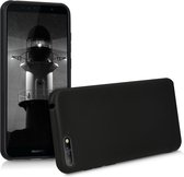 kwmobile telefoonhoesje voor Huawei Y6 (2018) - Hoesje voor smartphone - Back cover in mat zwart