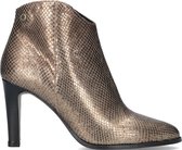 Notre-V 7433 Enkellaarsjes - Enkelboots met rits - Dames - Goud - Maat 37