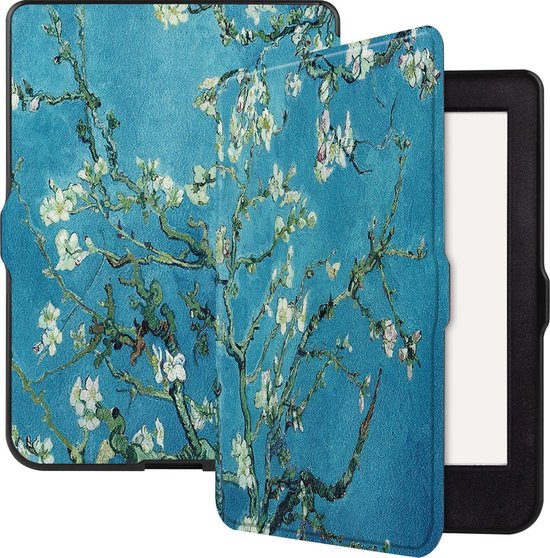 Hoesje Geschikt voor Kobo Nia Hoes Bescherm Hoesje Case Sleep Cover - Hoes Geschikt voor Kobo Nia Hoesje - Bloesem van Hoesje  — afbeelding 5