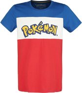 Pokémon Heren Tshirt -2XL- Colour Block Multicolours