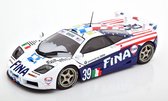 McLaren F1 GTR Short Tail 24H Le Mans 1996 (Wit/Rood/Blauw) (30 cm) 1/18 Solido - Model auto - Schaalmodel - Modelauto - Miniatuur autos - Speelgoed voor kinderen