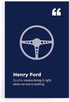 Walljar - Henry Ford - Muurdecoratie - Poster