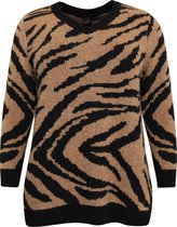 Yoek Pullover met dierenprint