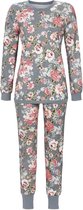 Zilvergrijze pyjama bloemen Ringella