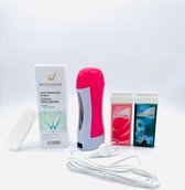 Wax apparaat startpakket IV voor ontharing beautyandthings®, inclusief Italwax en patroon heater -harsstrips - harsapparaat - harsverwarmer - harsen