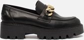 Linea Zeta Instappers zwart Leer 138602 - Dames - Maat 39