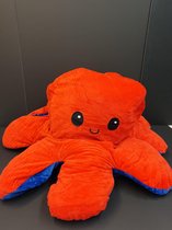 Mood octopus XXL rood-blauw