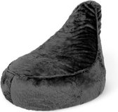 Drop & Sit Furry Stoel - Zwart - 110 x 60 cm - Voor Binnen