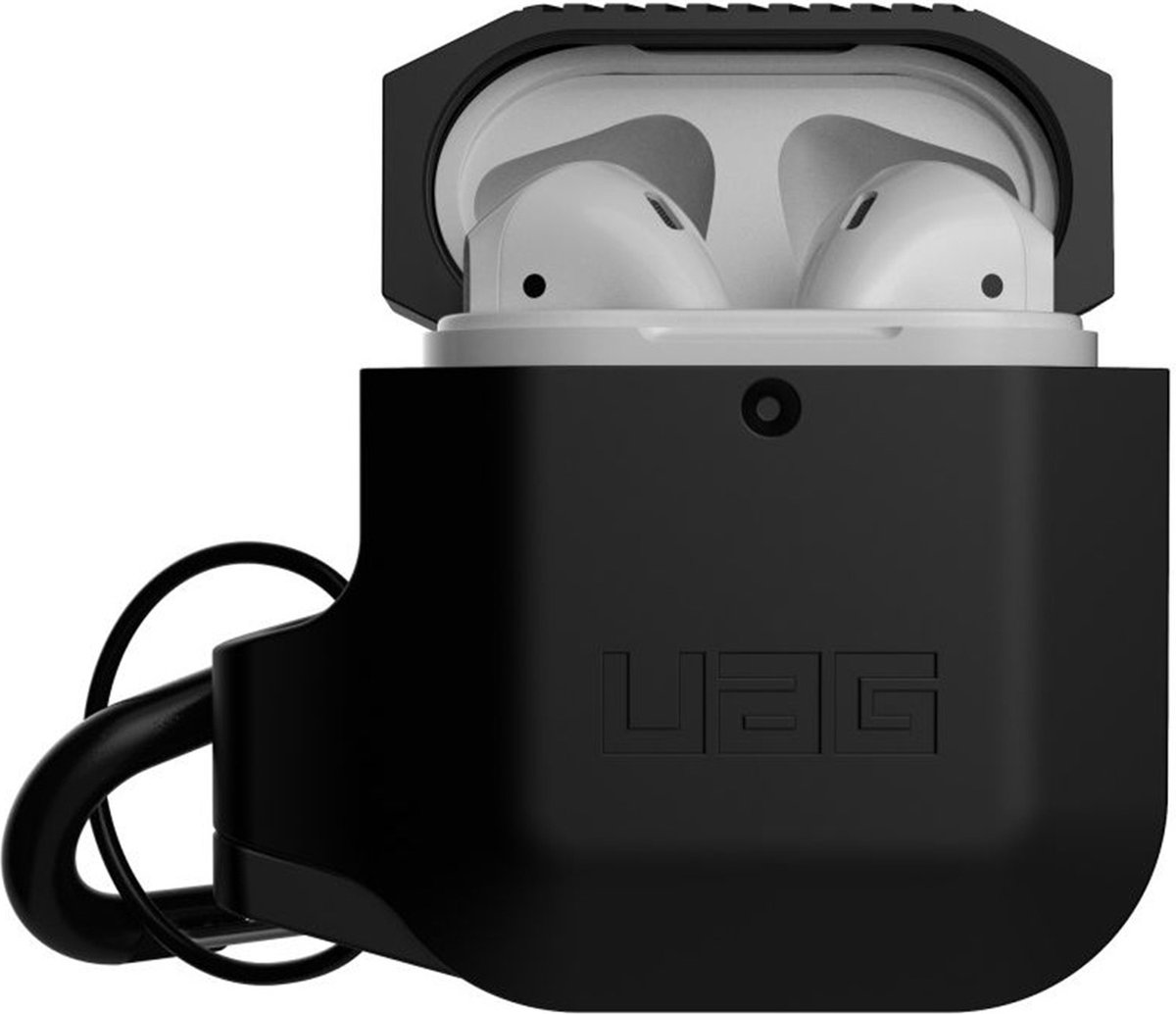 UAG Hoesje schokbestendig siliconen Geschikt voor AirPods 1 / 2 - UAG Rugged Armor Softcase - Zwart