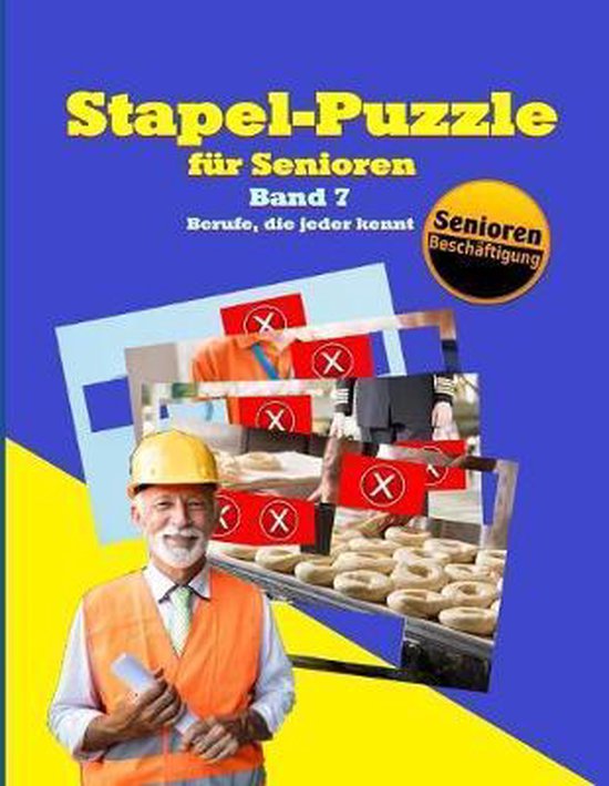 Stapelspiel - Seniorenarbeit- Stapel-Puzzle für Senioren - cover