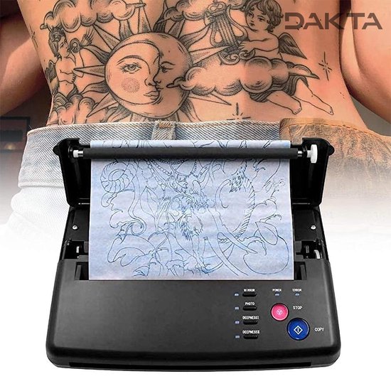 Printer de pochoirs de tatouage Dakta® | Comprend du Papier de transfert |  Printer de... | bol