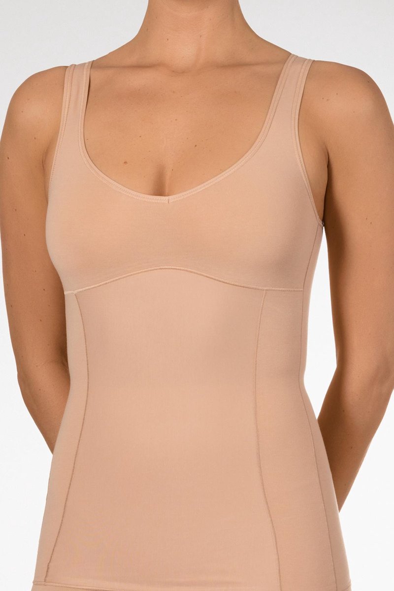Nina von C. Nina von C corrigerend hemd - Katoen - 40 - Beige