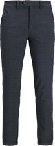 Jack & Jones broek jongens - blauw - ruit - JJImarco - maat 164