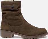 Feyn Enkellaarsjes groen Nubuck - Dames - Maat 38