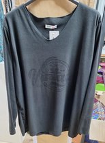 Damesmode zachte trui, kleur zwart, maat one size