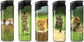Angel Elektronische Piezo Aansteker "Cats / Kittens" Designs (5 Stuks)