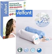 Velfont - Respira - Waterdichte Matrasbeschermer en Hoeslaken 2-in-1 - 140x200cm - Wit