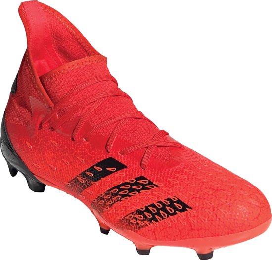 adidas Predator Freak Sportschoenen - Maat 42 2/3 - Mannen - rood - zwart | bol.com