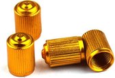 TT-products ventieldoppen Standaard Look aluminium 4 stuks goud