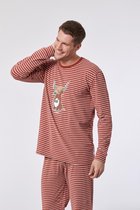 Woody  Jongens-Heren Pyjama Rood L