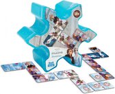 dominospel Frozen II junior karton blauw 28-delig