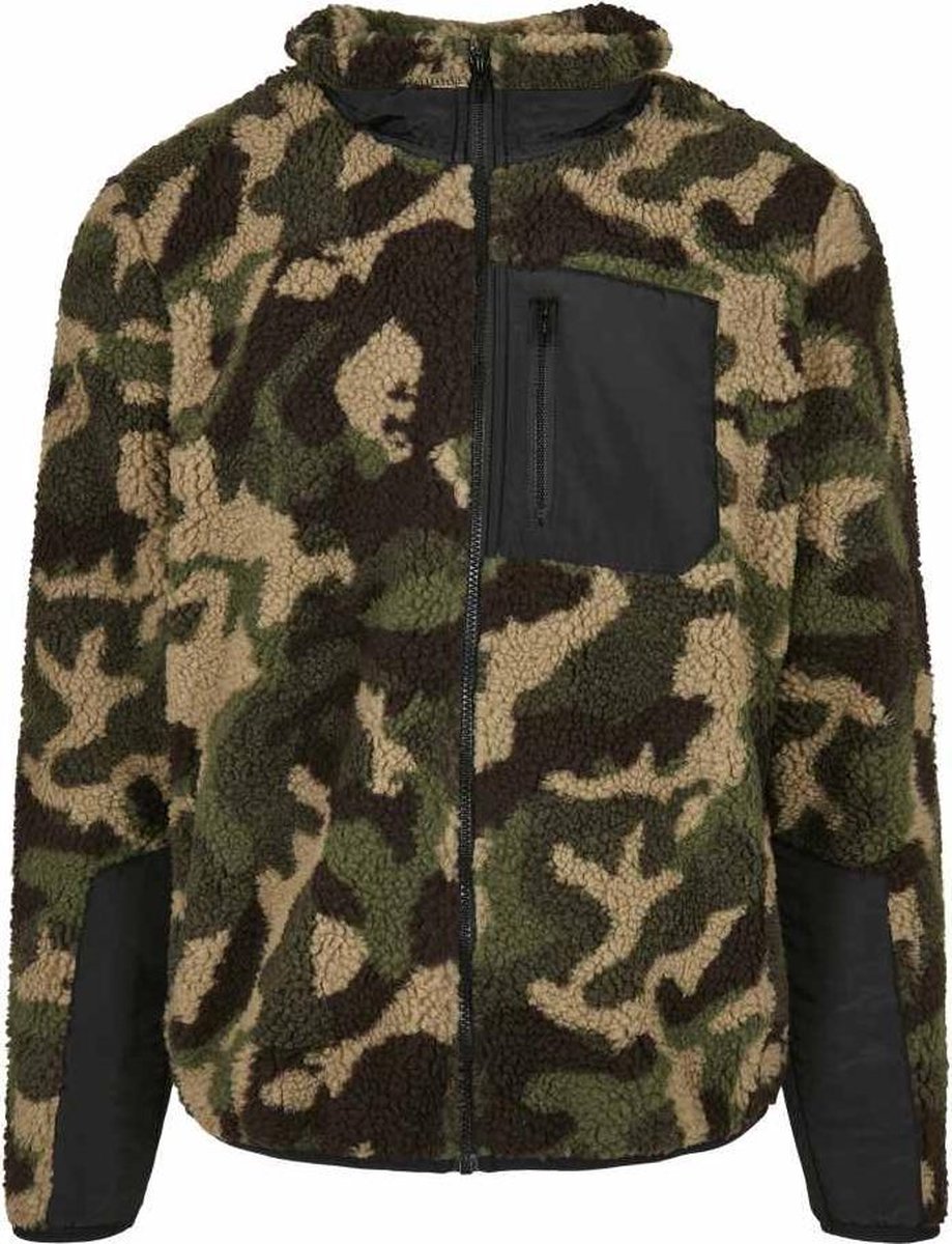 Urban Classics Boys Sherpa Kinder Jacket Kids 110 Multicolours Multicolor