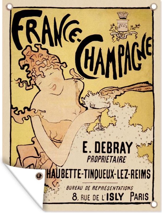 Tuinposter - Tuindoek - Tuinposters buiten - France-champagne - Pierre Bonnard - 90x120 cm - Tuin