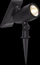 RTM Lighting Solar prikspot -Zwart -Warm Wit -21CM -Zonne-Energie