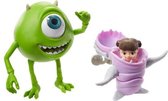 speelfiguren Pixar Mike & Boo groen/roze 10 cm