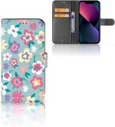 Hoesje ontwerpen Geschikt voor iPhone 13 GSM Cover Flower Power