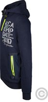 Camp David ® sweatshirt met capuchon en ritsen