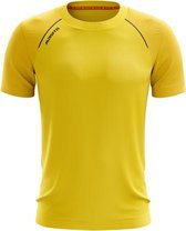 Masita | Sportshirt Heren Korte Mouw Licht Elastisch Ademend - Voetbalshirt Teamlijn Supreme - YELLOW - 152