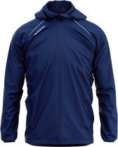 Masita | Windjack Heren - Windbreaker Supreme - Waterafstotend Getapete Naden Capuchon - Mesh Binnenvoering - NAVY BLUE - XL