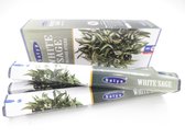 Satya - White Sage - Witte Salie - wierook stokjes - 3 doosjes van 20 sticks