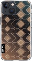 Casetastic Apple iPhone 13 mini Hoesje - Softcover Hoesje met Design - Abstract Diamonds Print