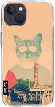 Casetastic Apple iPhone 13 Hoesje - Softcover Hoesje met Design - Cool Cat Print