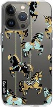 Casetastic Apple iPhone 13 Pro Hoesje - Softcover Hoesje met Design - Carousel Horses Print