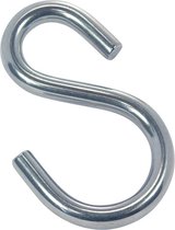 S-haak a-symetrisch 4 mm RVS-316